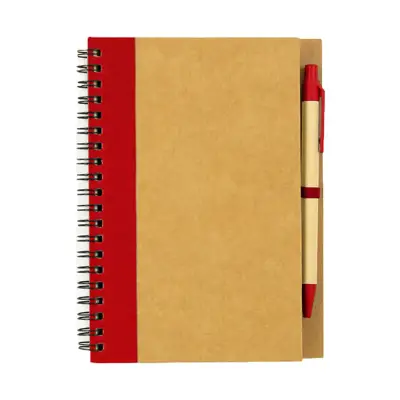 Anotador Spiral personalizado, color rojo