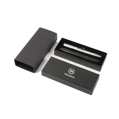Caja para 2 lapices personalizado con tu logo