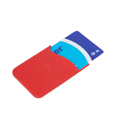 Card Holder Sube personalizado, color rojo