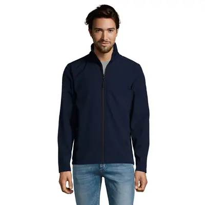 Chaqueta Softshell Race Hombre personalizado, color azul