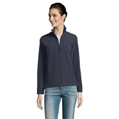 Chaqueta Softshell Race Mujer personalizado, color azul