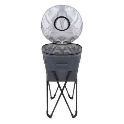 Cooler Glaciar personalizado, color gris oscuro