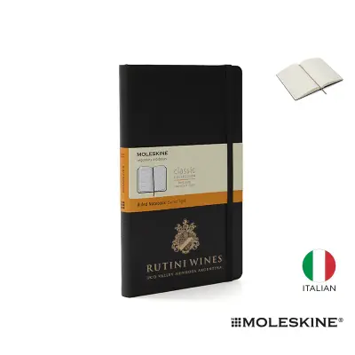 Cuaderno Classic LG personalizado, color negro