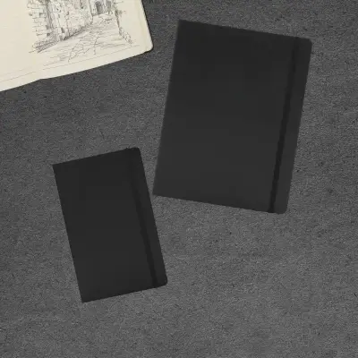 Cuaderno Classic LG personalizado, color negro