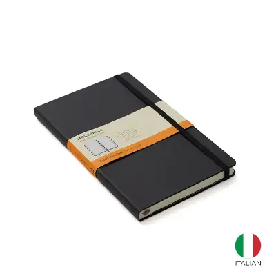 Cuaderno Classic LG personalizado, color negro
