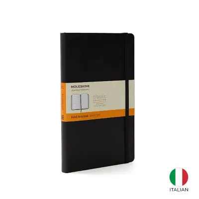 Cuaderno Classic LG personalizado, color negro