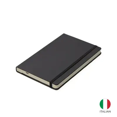 Cuaderno Classic LG personalizado, color negro