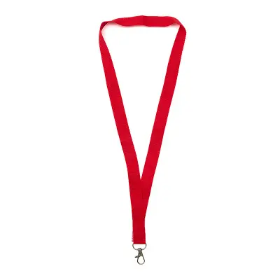 Lanyard Basix personalizado, color rojo