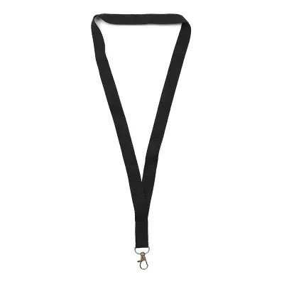 Lanyard Basix personalizado, color negro