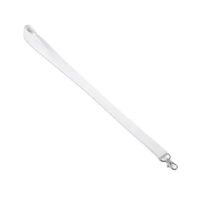 Lanyard Pass personalizado, color blanco