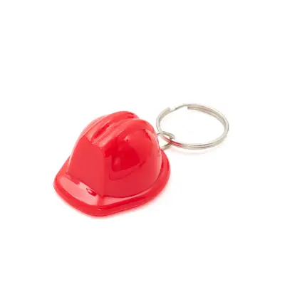 Llavero Helmet personalizado, color rojo