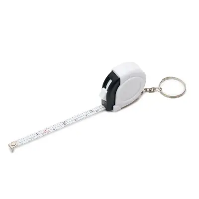 Llavero Huincha personalizado, color blanco