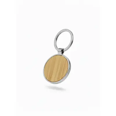 Llavero Round personalizado, color natural