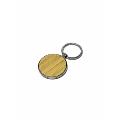 Llavero Round personalizado, color natural