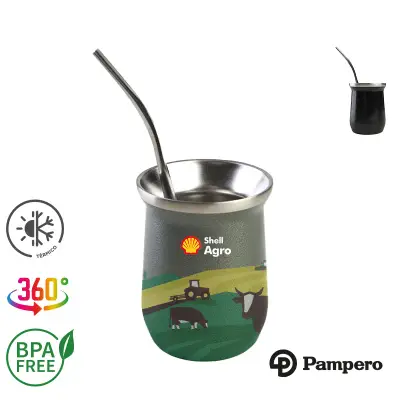 Mate Origen c/Bombilla Pampero personalizado con tu logo