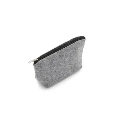 Neceser Felt personalizado, color gris claro