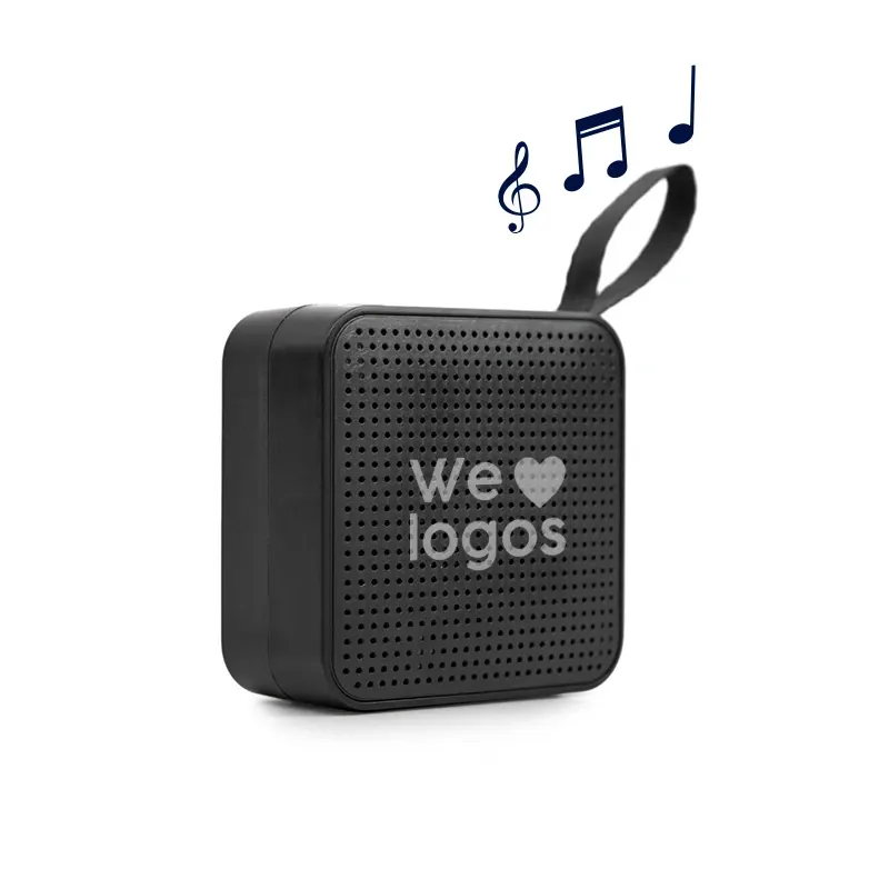 Parlante Play USB-C personalizado, color negro
