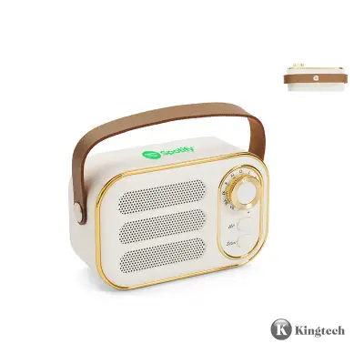 Parlante Vintage personalizado con tu logo