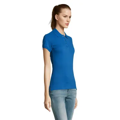 Polera con Cuello Passion personalizado, color azulino