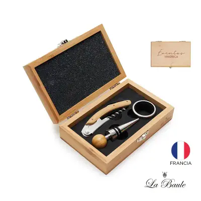 Set De Vino Laroche personalizado con tu logo