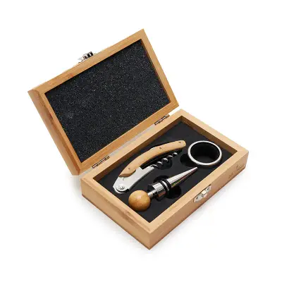Set De Vino Laroche personalizado, color marron claro