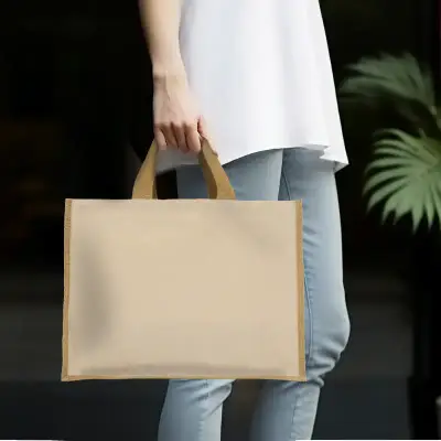 Tote Bag Cactus personalizado, color natural