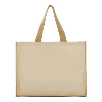 Tote Bag Cactus personalizado, color natural