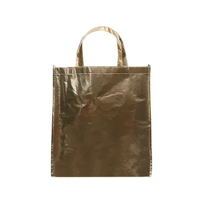 Tote Shopping 36x40x10 personalizado, color dorado